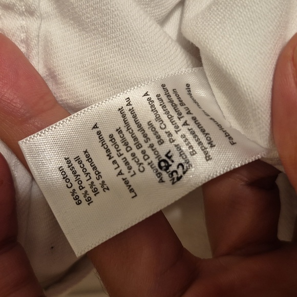 Talbots Petite White Jean Jacket 4 Pockets - Picture 10 of 11